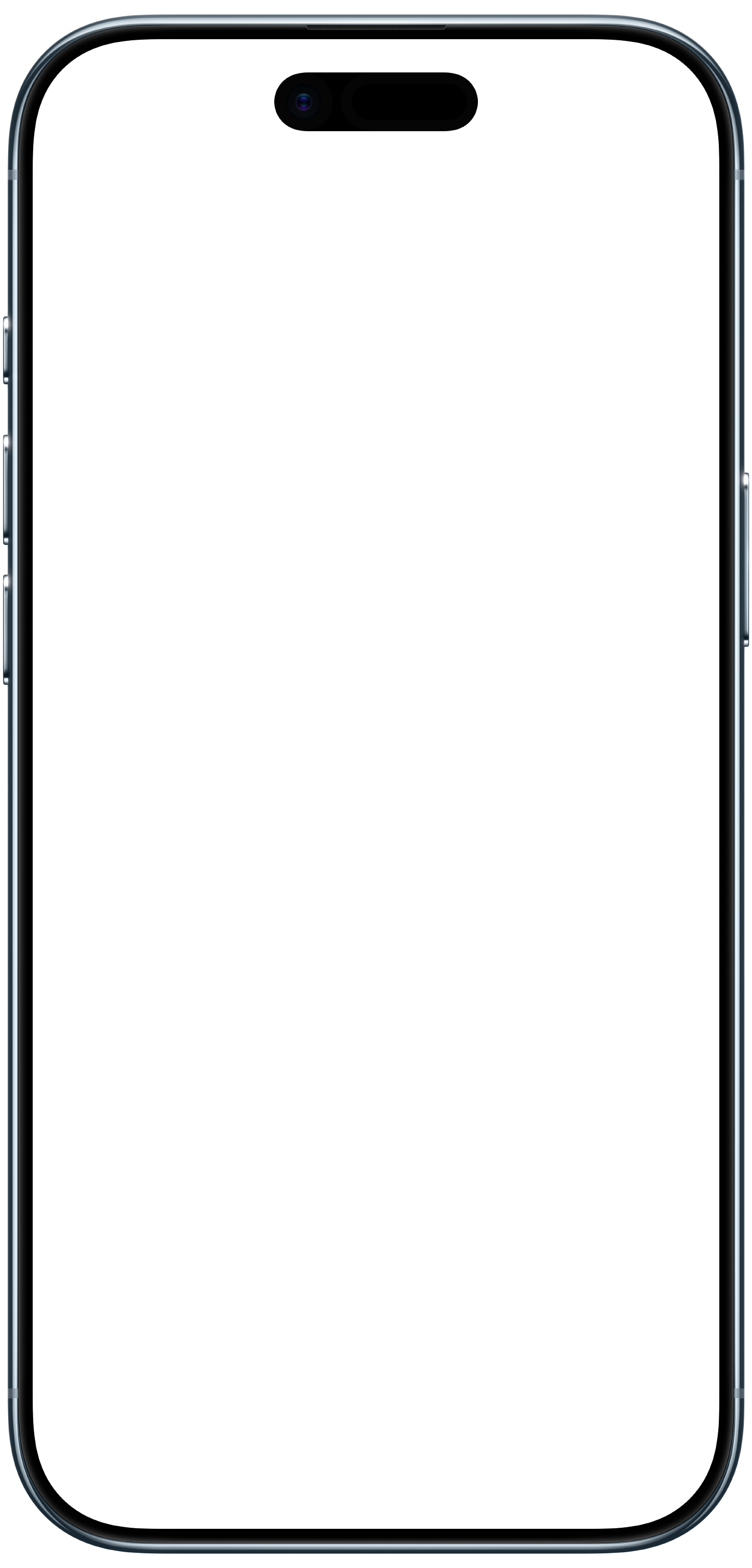iPhone Air in Sky Blue portrait frame.